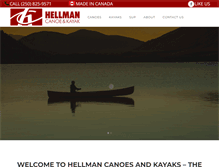 Tablet Screenshot of hellmancanoes.com